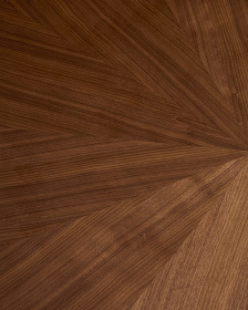 Круглый стол Naanim из орехового шпона Ø 120 см