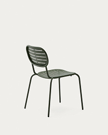 Уличный стул Brai из зеленой оцинкованной стали
