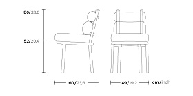 Обеденное кресло Roll KS2300100