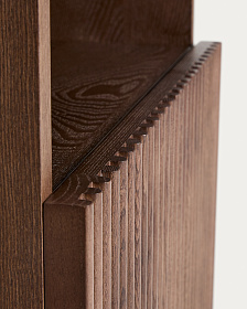 Прикроватная тумбочка Beyla из ясеня с отделкой под орех