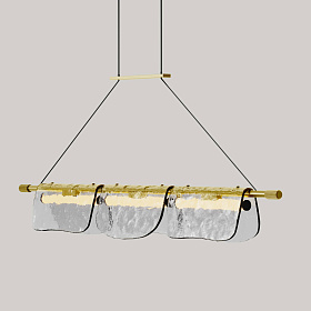 Подвесной светильник Lida 3 матовая латунь