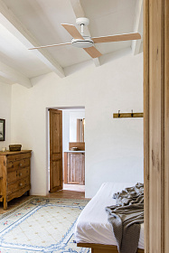 Вентилятор MALLORCA DC Ш1320MM белый / белый клен 4 PALAS 