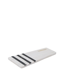 Большая сервировочная доска Nira из черно-белого мрамора