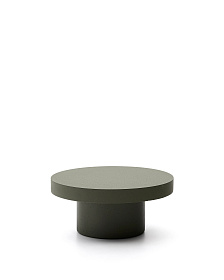 Aiguablava Журнальный столик зеленый цементный Ø66 см