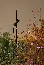 CLAP Прожектор уличный черный LED 6W 2700K 38°