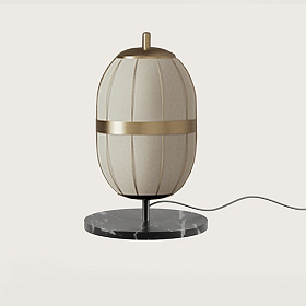 Настольная лампа Pull состаренное золото