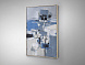 Картина Paisaje azul акрил 83X123