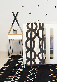 Ковер Берберский черный 140*200