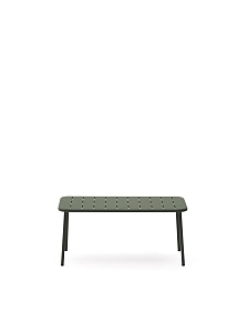 Уличный журнальный столик Zivia из стали зелёного цвета 90 x 50 см