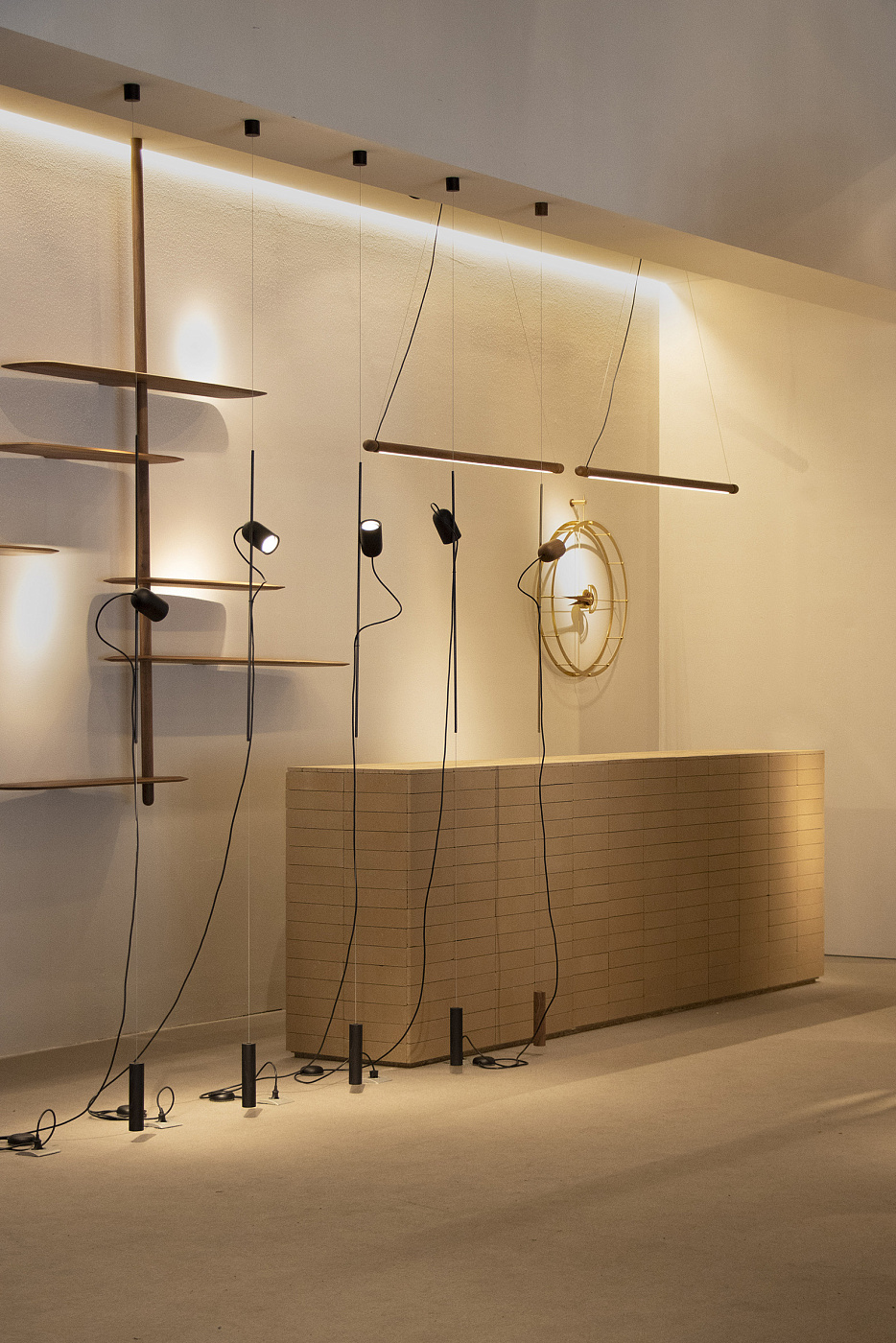 Подвесной светильник Onfa орех/графитовый металл