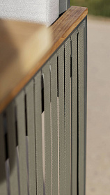 Стул барный HORIZON DARK GREY STRAP