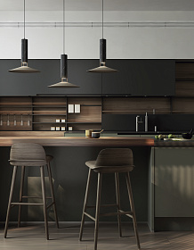 Люстра Rebound черный мрамор