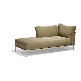 Уличный модульный диван Pasadena шезлонг правый