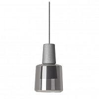 Подвесной светильник встраиваемый Khoi цементно-серый