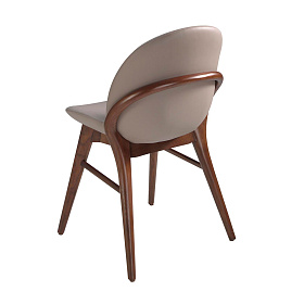 Стул CH19058/4107 с обивкой из экокожи и каркасом из массива ясеня