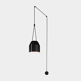 Настенный светильник Attic Hexagonal Shape E27 15W черный 1085lm