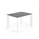 ATTA Стол 120 (180) x80 белый, керамический Vulcano Roca