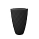 Кашпо Vases Nano матовое антрацит Ø18x36