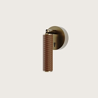Бра Coco A1342 Agent gold/кожа grey taupe
