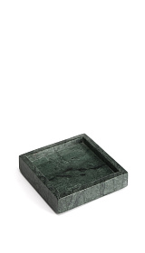 Поднос Serela из зеленого мрамора 18 x 18 см