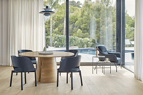 Стол круглый Cep 137 натуральный