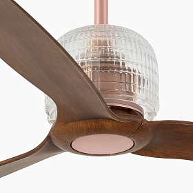 Потолочный вентилятор Deco Fan медный/деревянный