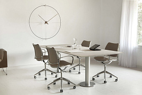 Настенные часы Bilbao N White - walnut