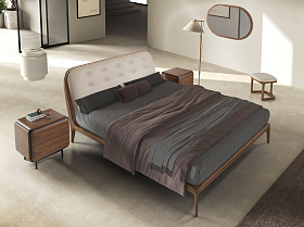 Банкетка 5199 из экокожи песочного цвета