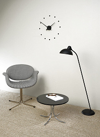 Часы Oj Mini Black 50 см (черный)