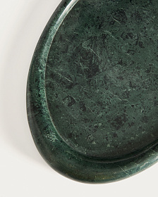 Поднос Lenorel из зеленого мрамора 43 x 28 см