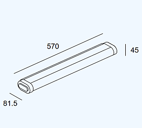 Бра для ванной Toi LED Medium 05-7833-60-M1