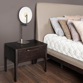 Кровать с решеткой RONDA темный орех V36W1, 176PU