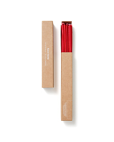 Набор Solvin из 20 красных свечей