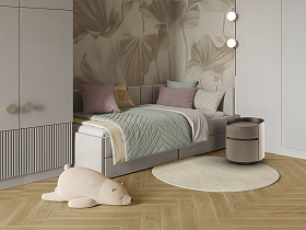 Cirze Прикроватная тумбочка бежевый