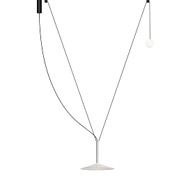 Люстра Milana Contrapeso 32 с противовесом белая