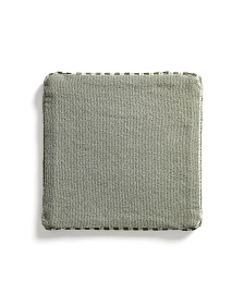 Подушка для стула Dirome в зеленую полоску, 100% ПЭТ, 40 x 40 см