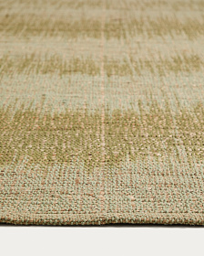 Зеленый джутовый ковер Lirmo, 160 x 230 см