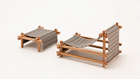 Набор из кресла Hos Deckchair и табурета