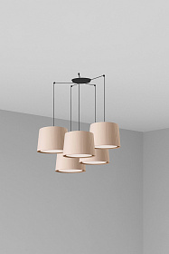 Подвесной светильник Samba черный/бежевый