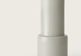 Настольная лампа Atina хромированный металл + белый абажур 801011/35