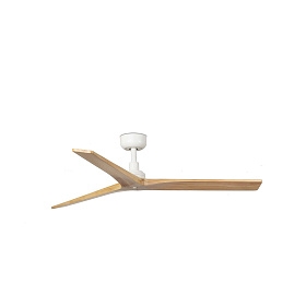Потолочный вентилятор KLIM M Ш1250mm белый 3 PALAS светлый дуб