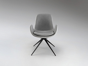 Zuna Кресло поворотное светло-серое