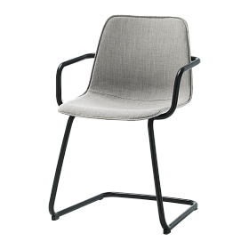 Стул Varya Tapiz с консольным основанием и подлокотниками