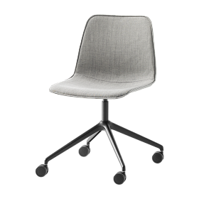 Стул Varya Tapiz с 4-спицевой алюминиевой поворотной основой на роликах