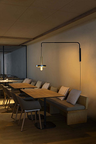 Бра Whizz  черное/атласное золото