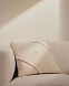 Vianney Чехол на подушку 100% хлопок бежевого цвета 45 x 45 см