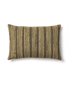 Чехол для подушки Dorevi из жаккарда в зеленую полоску 40 x 60 см