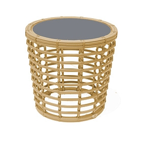 Уличный приставной стол Villa OFF WHITE