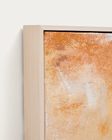 Абстрактная картина Selnar желтая 182 x 47 см