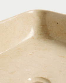 Раковина Darnen из бежевого мрамора 55 x 35 см